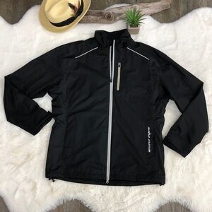 Snake Eyes Black Full Zipper Rain Jacket